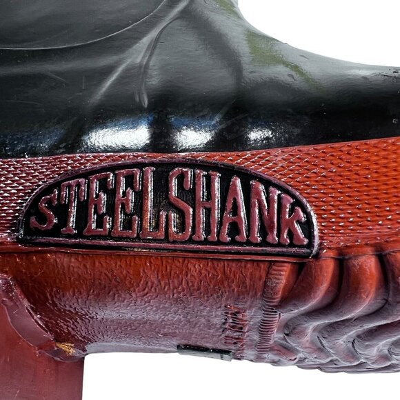 Vintage Explorers Mens Size 5 Rubber Boots 100% Waterproof Steel Shank Wellies - Picture 10 of 12